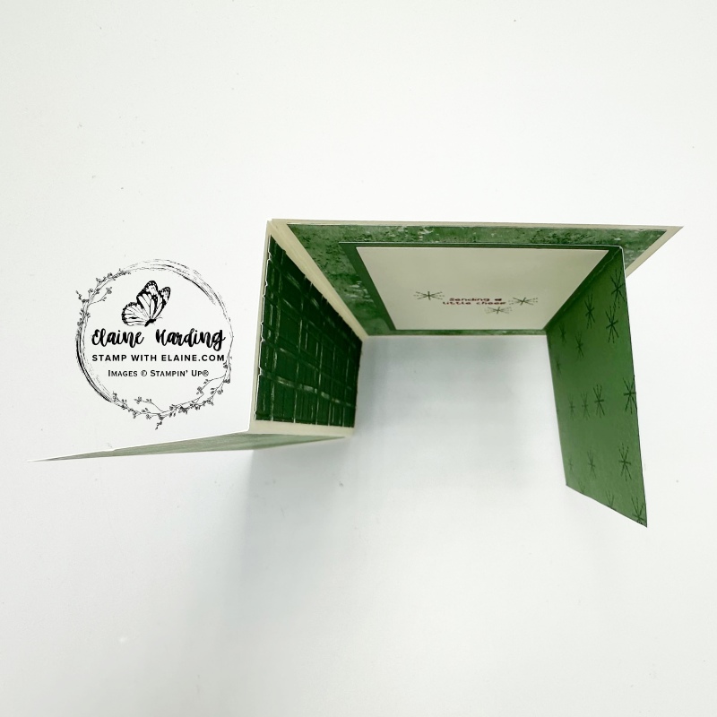 view from top of joy fold card