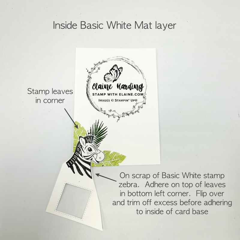 inside basic white mat layer