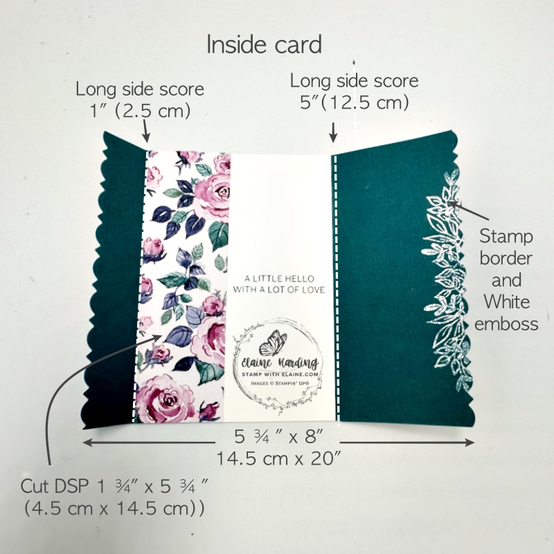 off set gatefold template instructions