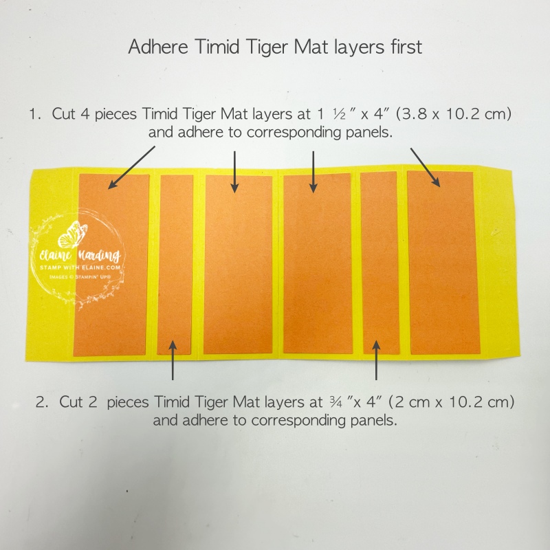 adhering Timid Tiger mat layers