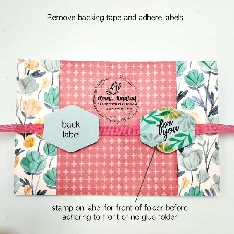 how to attach the labels