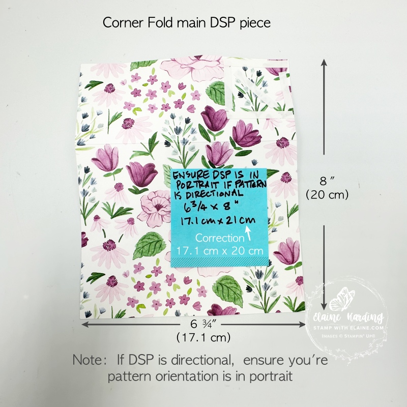 cutting guide for corner fold dsp mechanism