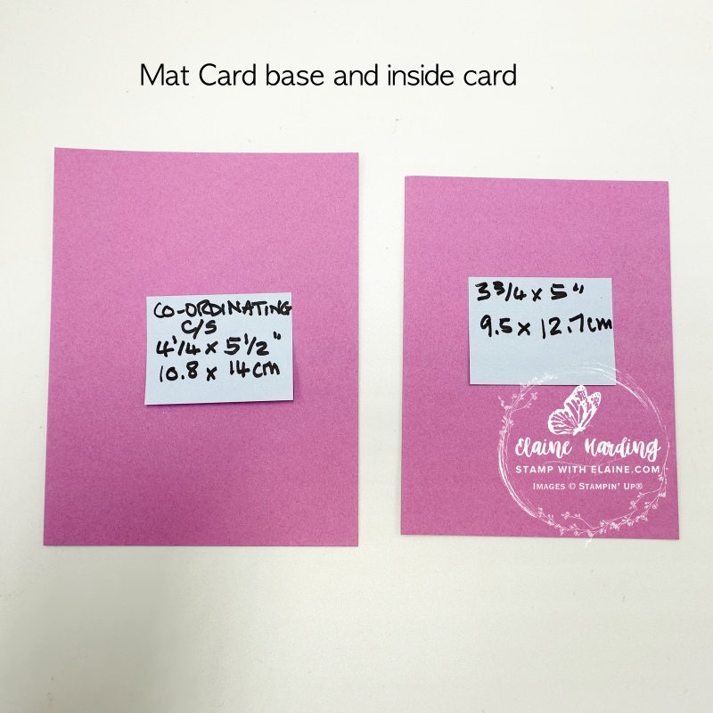 card base and inside card mat layers cutting guide