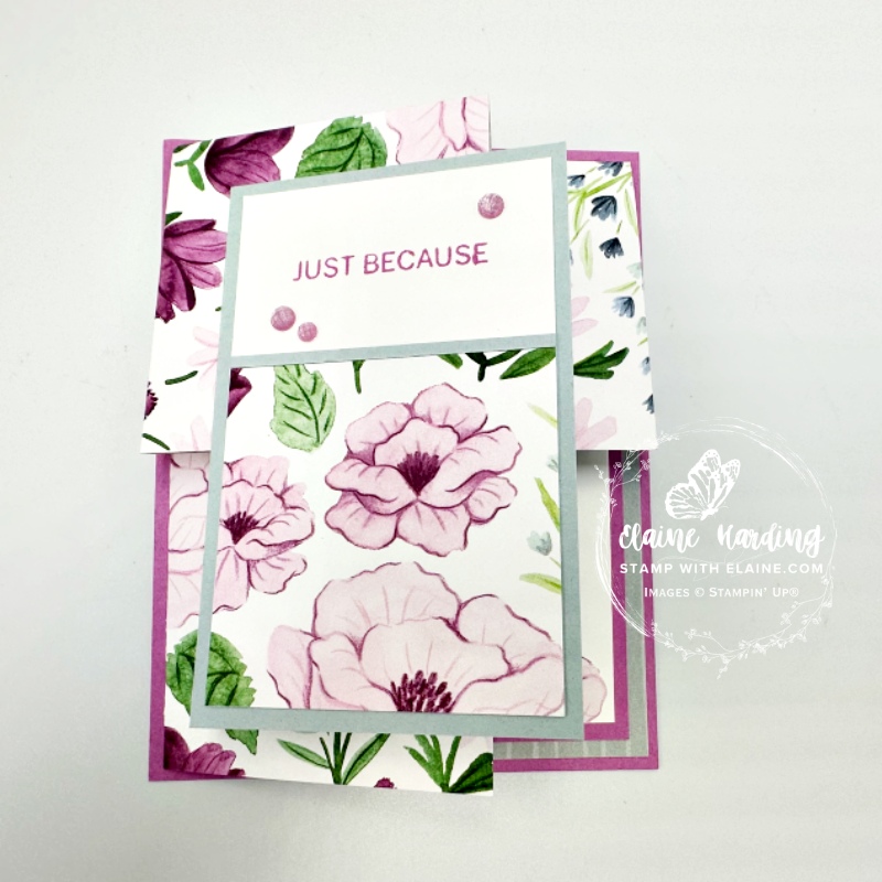 applying finishing touches for corner fold card