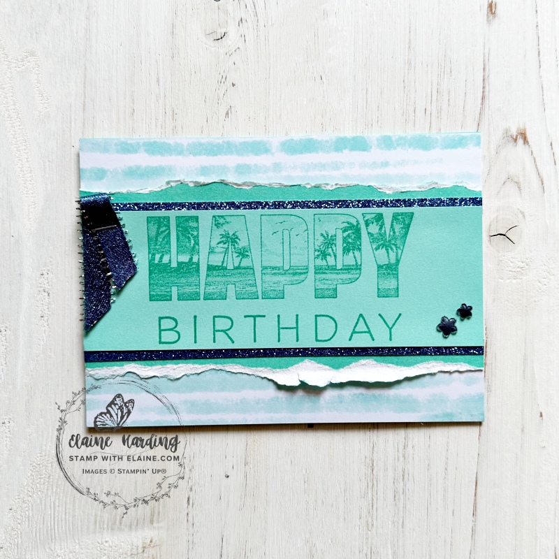 Coastal Cabana Landscape birthday Happy Place