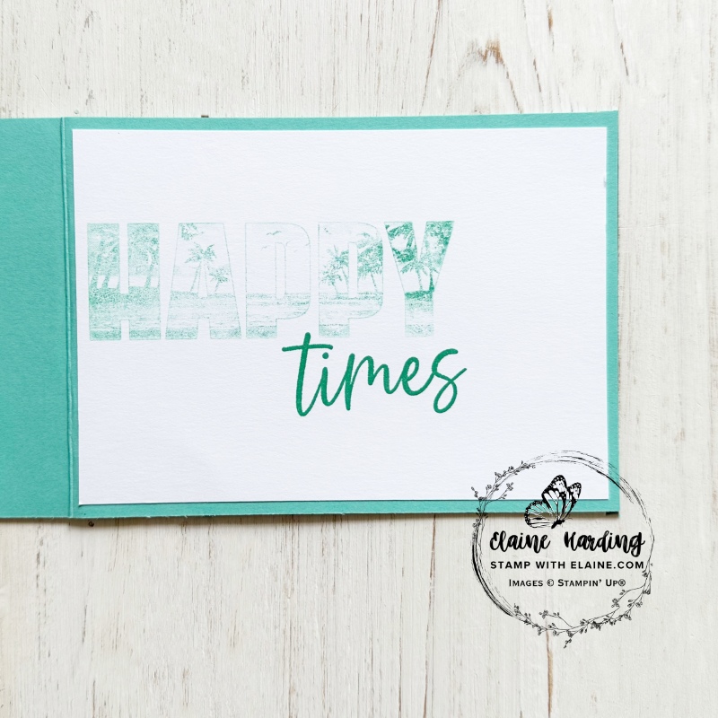 inside Happy Place birthday card