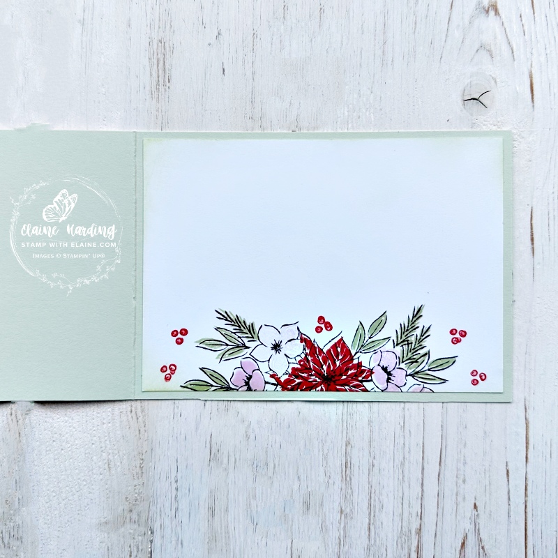 inside soft sea foam traiditions of christmas two-step stamping