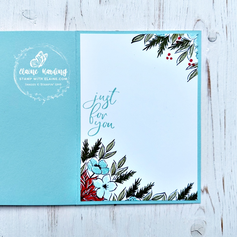 inside embossed Traditions of Christmas card 2 