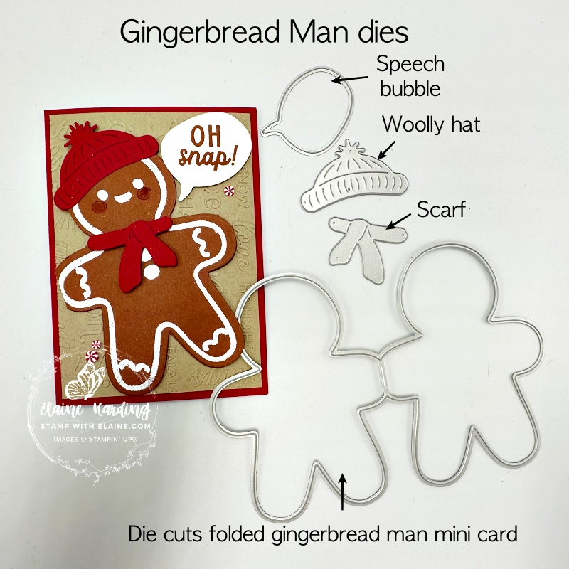 gingerbread card front dies used