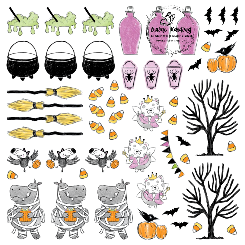 Spooky Sweet Specialty DSP precut images sheet