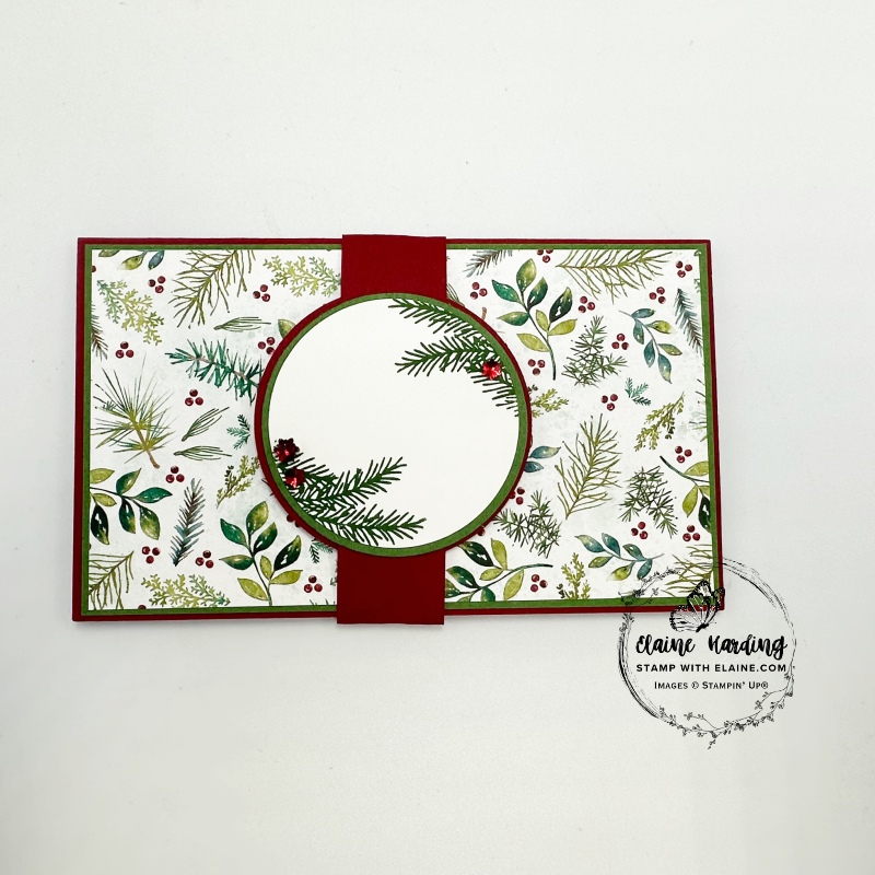 money gift wallet with delicate pines