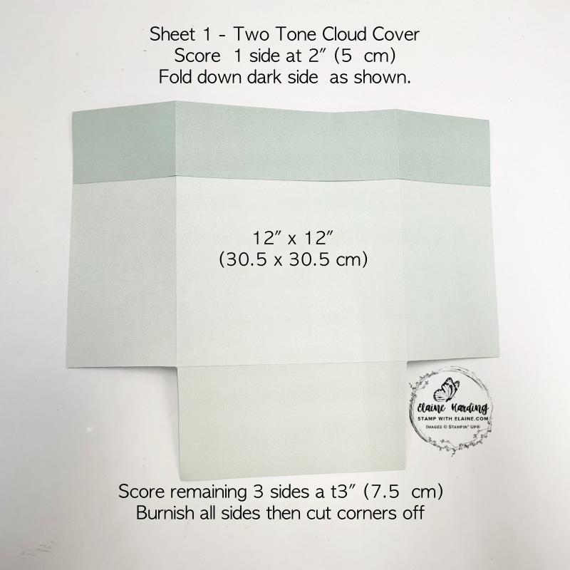 sheet 1 template for gift bag