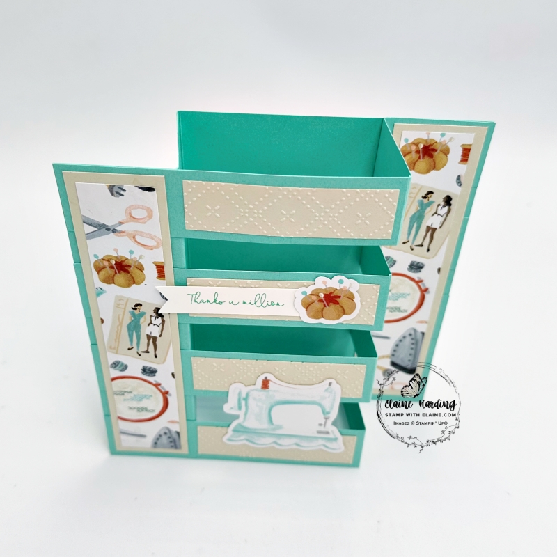 coastal cabana quadruple z fold front