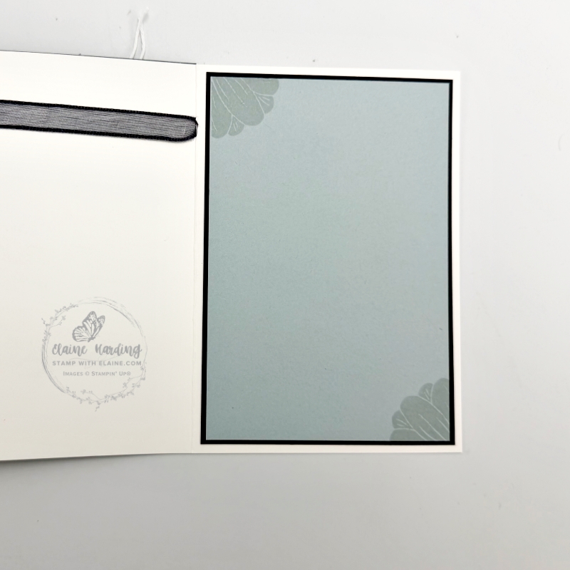 inside embossed cloud cover thank you card