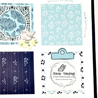 snk pk scrapbk layout Joyful squares