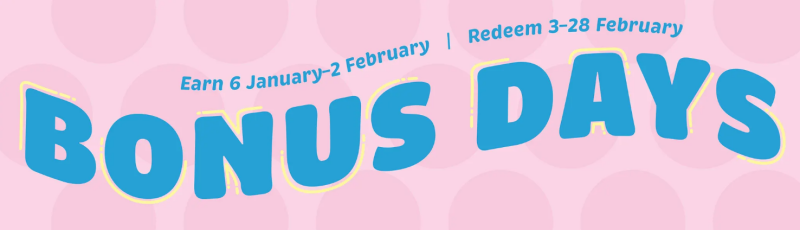 bonus days banner
