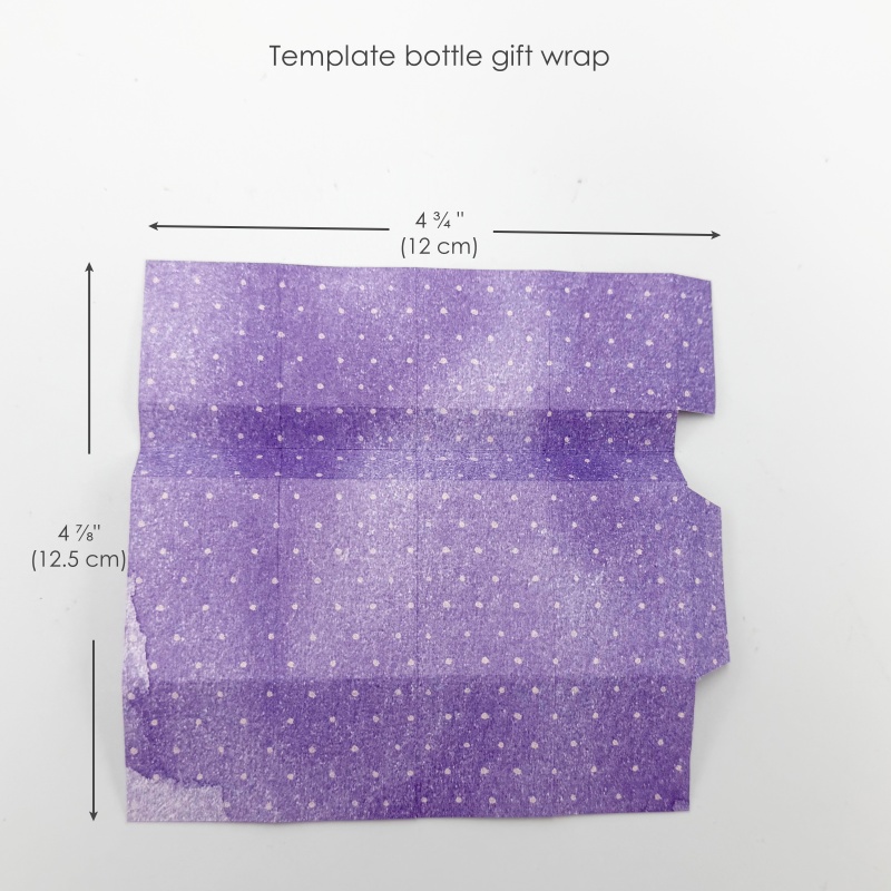 Gift packaging with Love Notes template