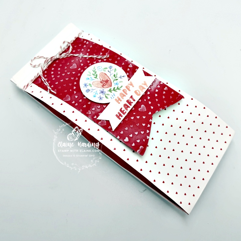 gusseted heart treat bag