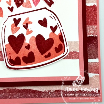 snk pk Sweet Jar Love Notes valentine card