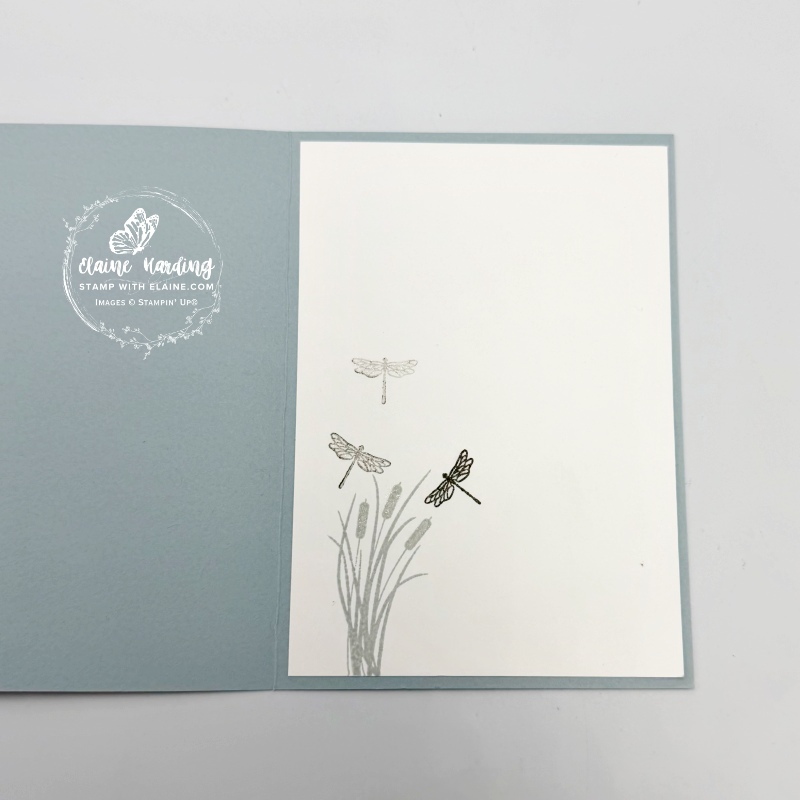 inside thank you card with Scalloped Wishes