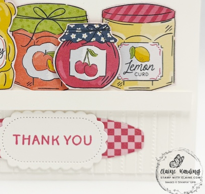 snk pk easy thank you card Filled with Sweetness