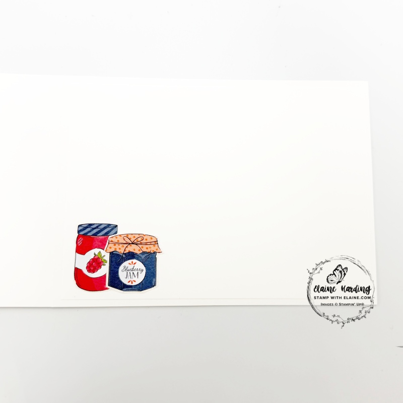 landscape thank you card with Filled with Sweetness bundle