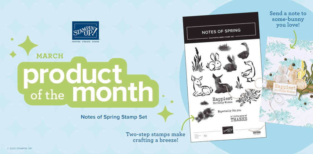 flyer product of the month Notes of Spring
