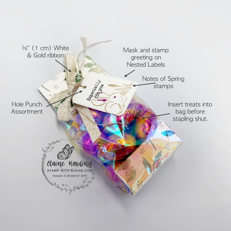 instructions on how to decorate bag