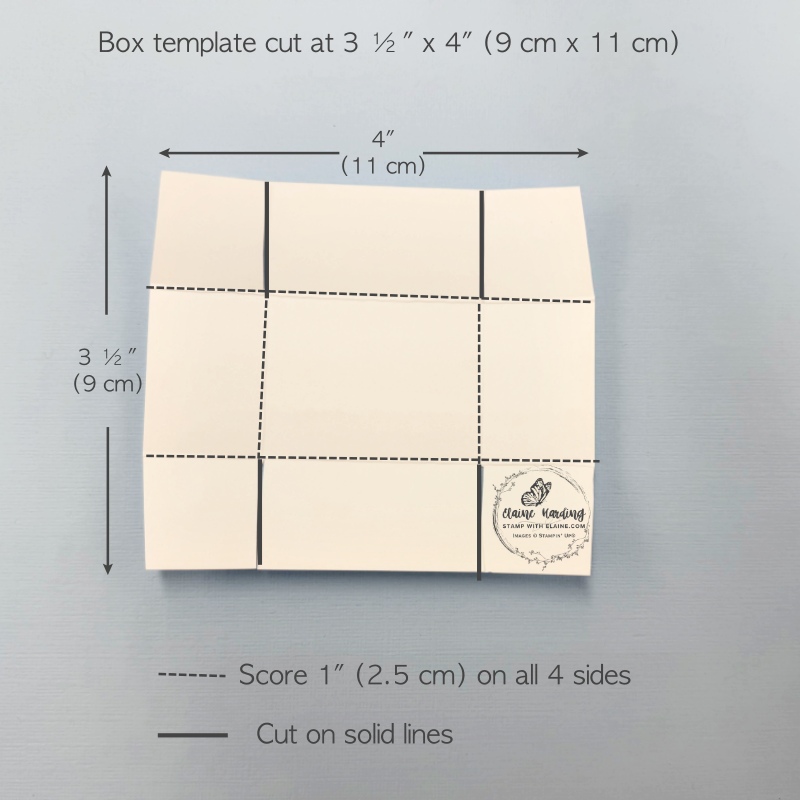 box template scoring/cutting guide