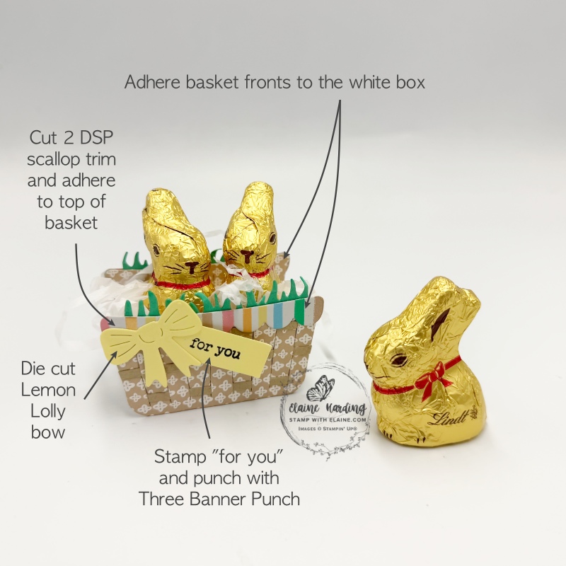 picture instructions for decorating basket