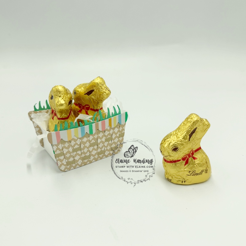 back of mini easter basket with Easter Bundle