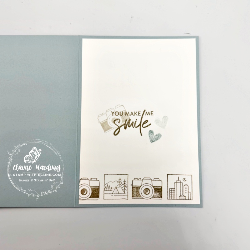 inside Cloud Cover capturing smiles card