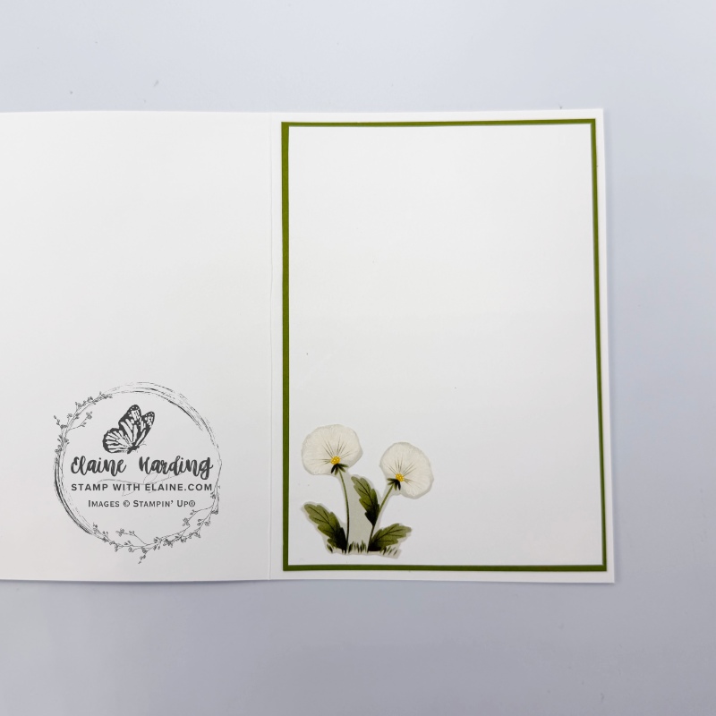 Inside Good Luck card with Help me Grow