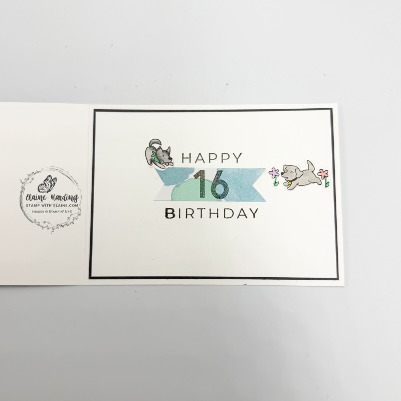 Inside party alphabets and cutest crew birthday card