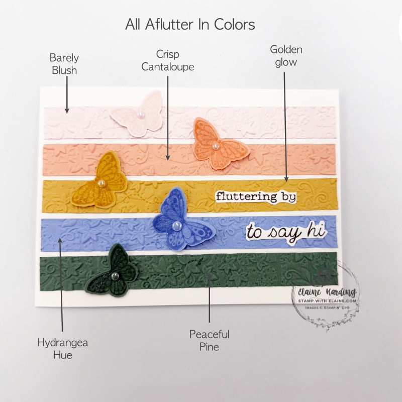 all aflutter in colours card picture diagram