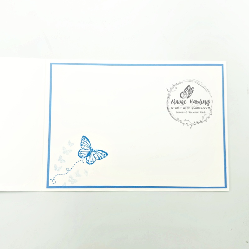 inside all aflutter card