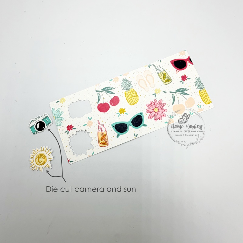 die cut elements from Summer Happiness washi tapae