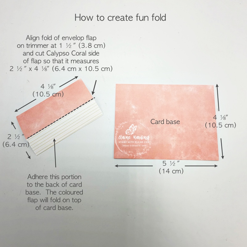 how to create  fun fold with envelop