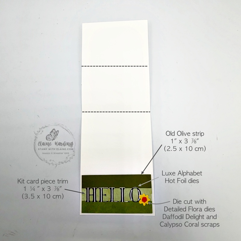 stopper for easel card