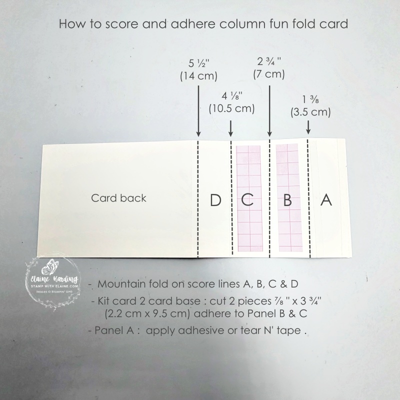 how to score card base column card