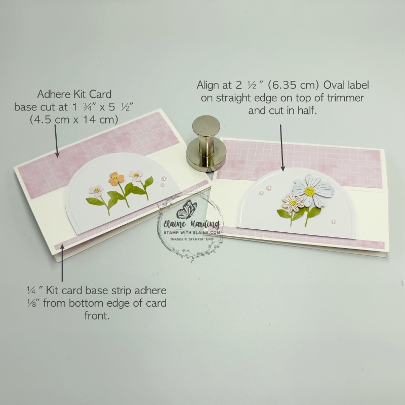 picture instructions easel card