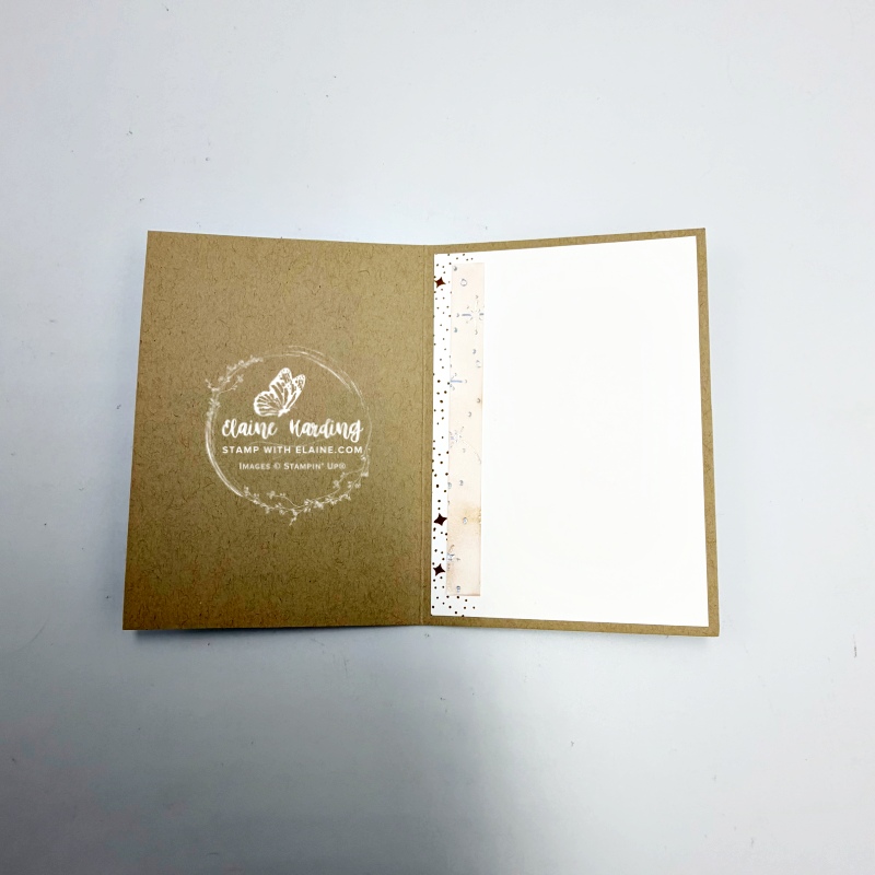 inside hot foiled birthday. card