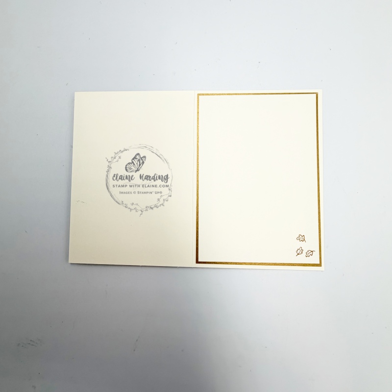 inside autumnal card with Luxe Foliage and Fun for Fall bundle