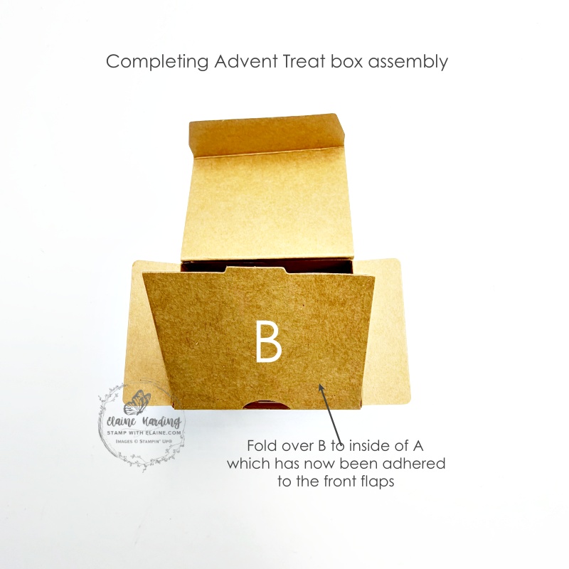 assembling treat box step 2