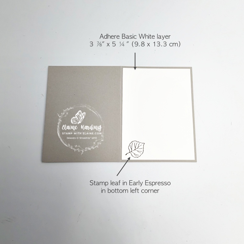 inside altered envelop from Aspens of gratitude