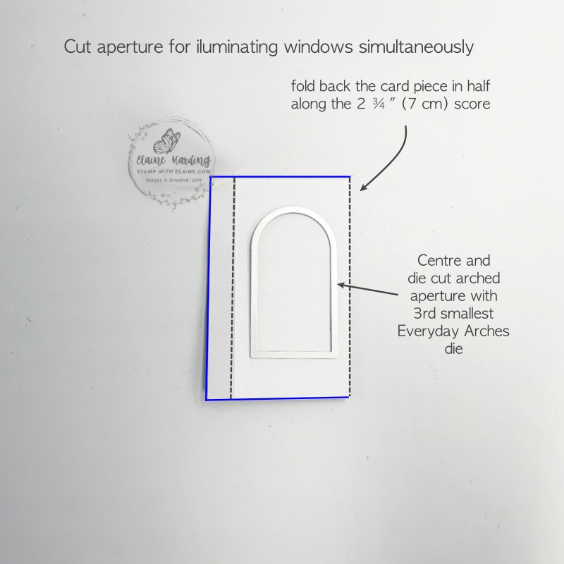 how to cut illuminary windows with Everyday Arches dies