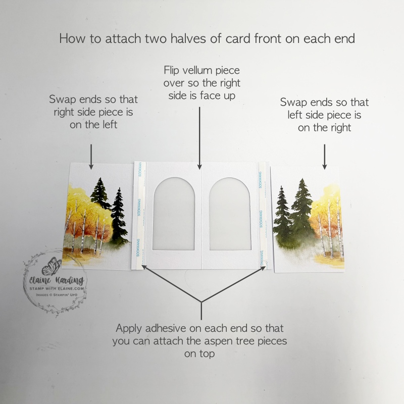 how to attach illumination pieces to vellum piece