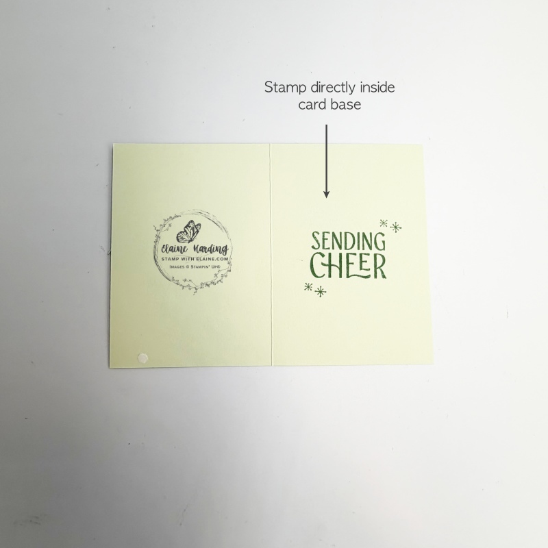 inside Wreath & Wonder christmas card
