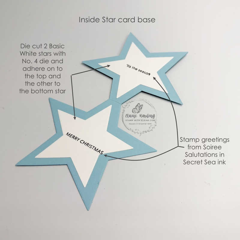 inside star shaped card